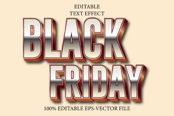 Black Friday Editable Text Effect