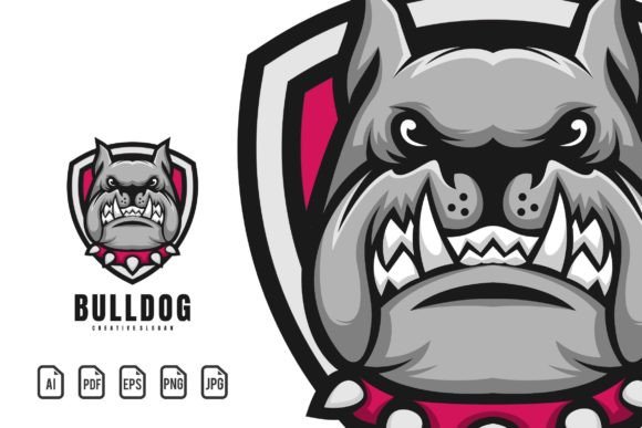 Bulldog Mascot Logo: A Versatile Asset for Gaming, Sports, and Apparel Design