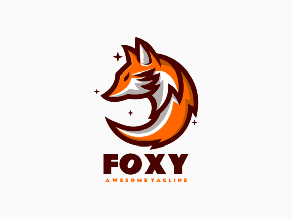 Fox Simple Mascot Logo: A Scalable Brand Asset