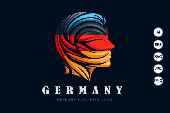 Germany Deutschland Flag Head Face Logo: Strategic Integration for Brand Identity