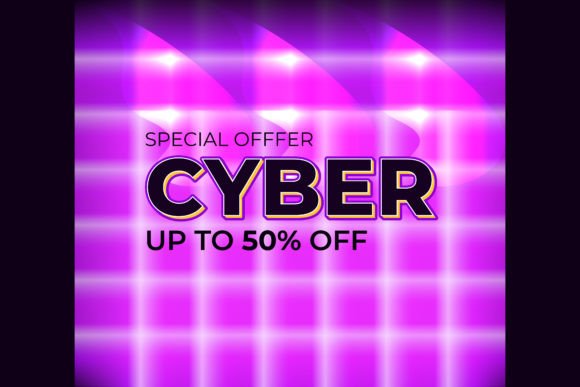 Master Your Cyber Monday Sale Banner Background