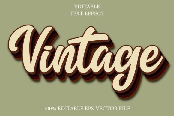 Mastering the Vintage Editable Text Effect 3D Vintage in Adobe Illustrator