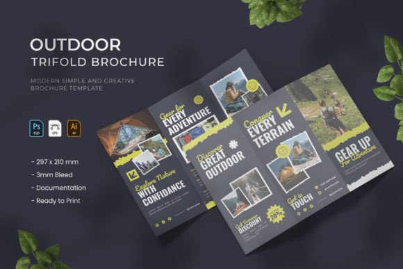 Outdoor Equipment Trifold Brochure Guide