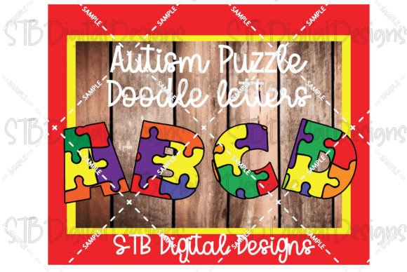 Piece Together Your Message: Elevating Autism Awareness with Creative Puzzle Letter Doodles