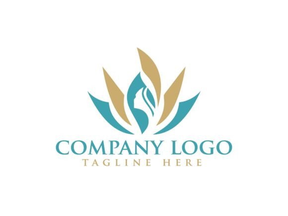Strategic Branding with the Woman Logo with Spa Lotus Logo