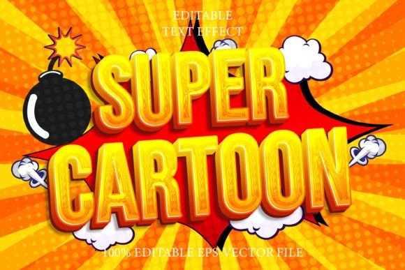 Unleashing Playful Typography: The Power of Super Cartoon Editable Text Effect