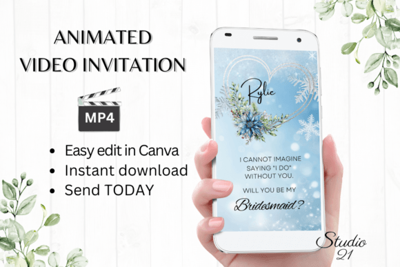 Winter Bridesmaid Proposal W3258M: A Digital Guide