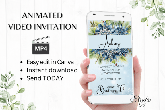 Winter Junior Bridesmaid W3256JM: A Practical Guide to Digital Invitations and Styling
