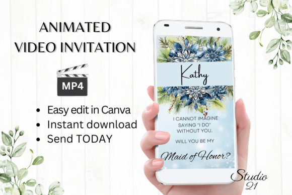Winter Maid of Honor Proposal W3256MH: A Modern, Stress-Free Way to Ask Your Best Friend